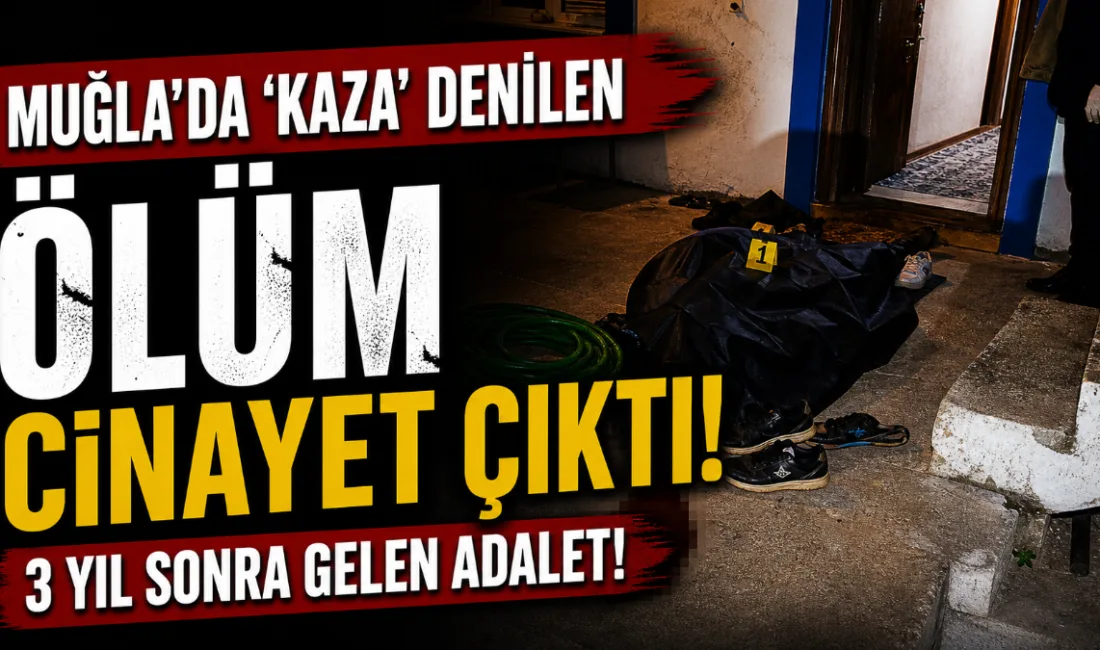 Muğla’nın Marmaris ilçesinde 3 yıl önce "kaza" olarak değerlendirilip takipsizlik