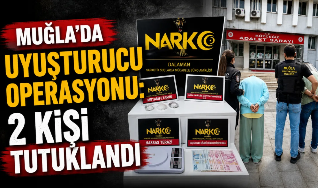 Muğla’da polis ekiplerinin ortak çalışmasıyla Köyceğiz’e uyuşturucu getireceği belirlenen 2