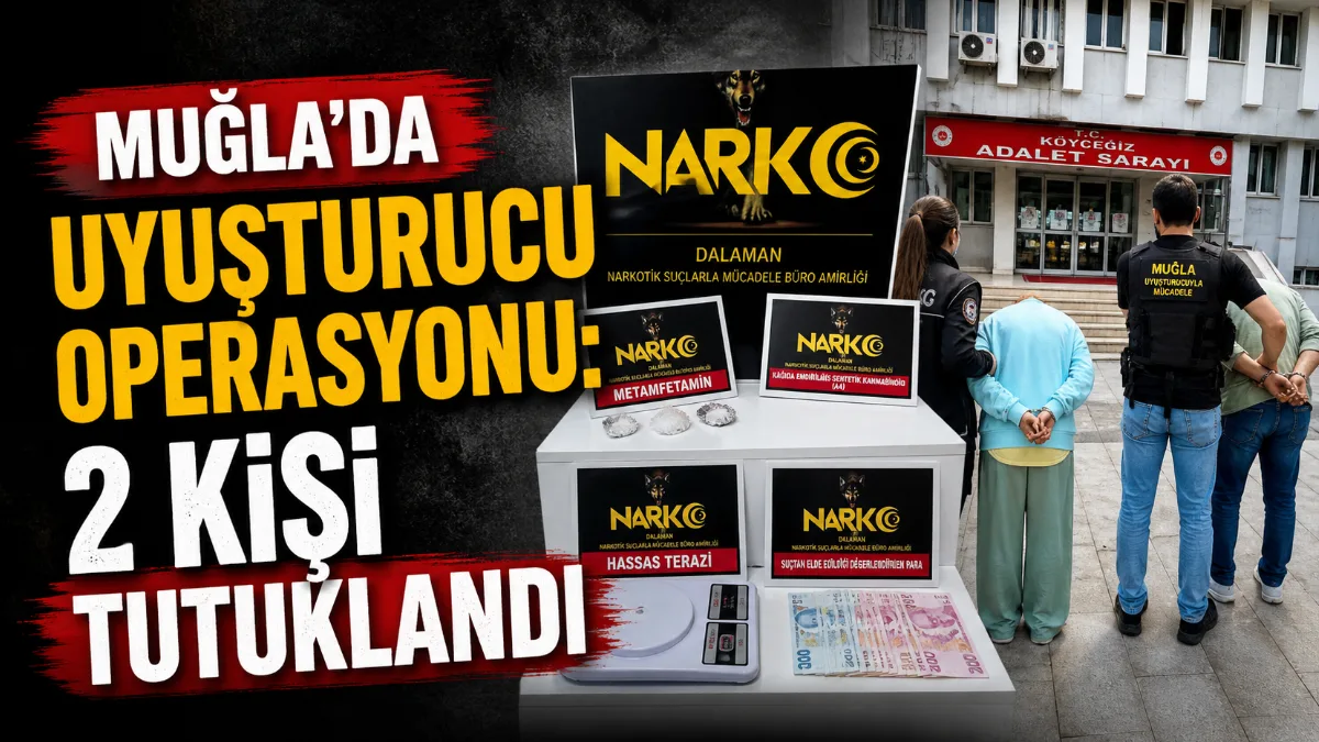 Muğla’da polis ekiplerinin ortak çalışmasıyla Köyceğiz’e uyuşturucu getireceği belirlenen 2