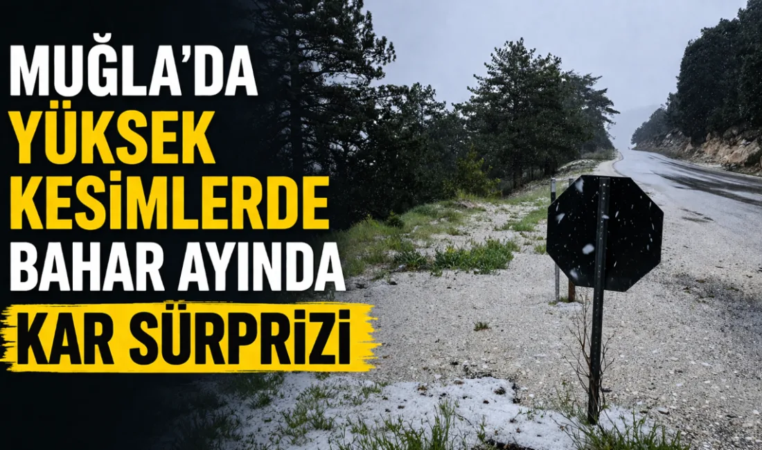 Meteorolojinin uyarılarının ardından Muğla genelinde sağanak yağış etkili olurken, Göktepe