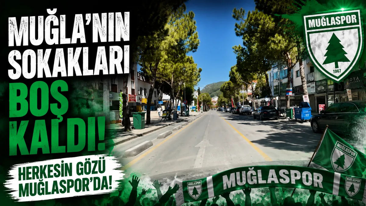 Muğlaspor’un bugün saat 19.00’da Bursa’da oynayacağı Elazığspor karşılaşması öncesi Muğla’da