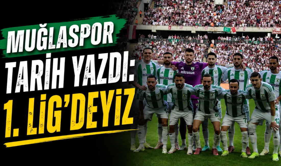 TFF 1. Lig’e yükselme finalinde Elazığspor ile karşılaşan Muğlaspor, nefes