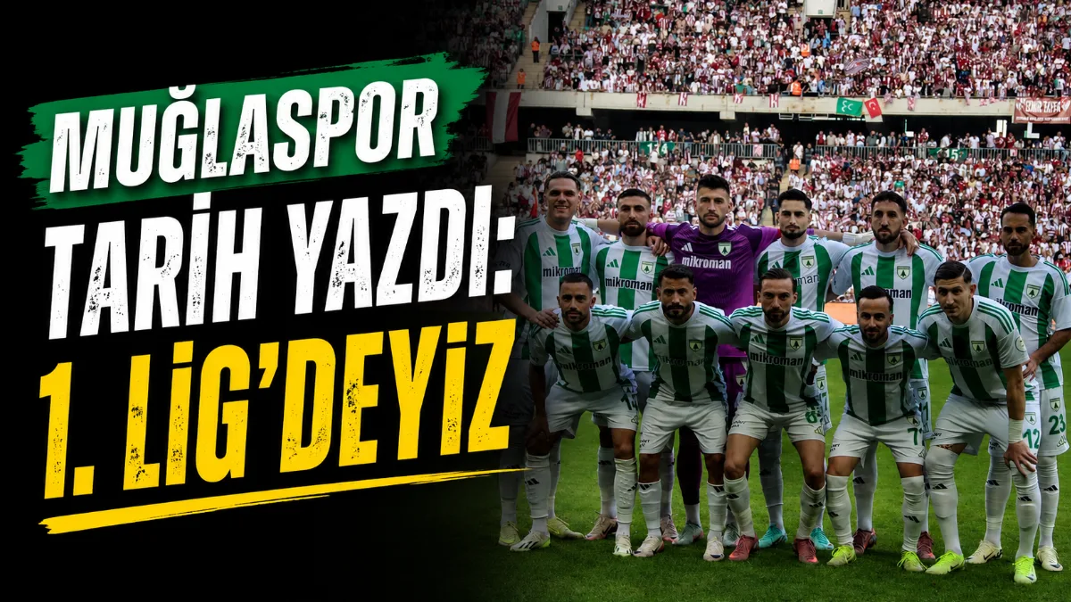 TFF 1. Lig’e yükselme finalinde Elazığspor ile karşılaşan Muğlaspor, nefes