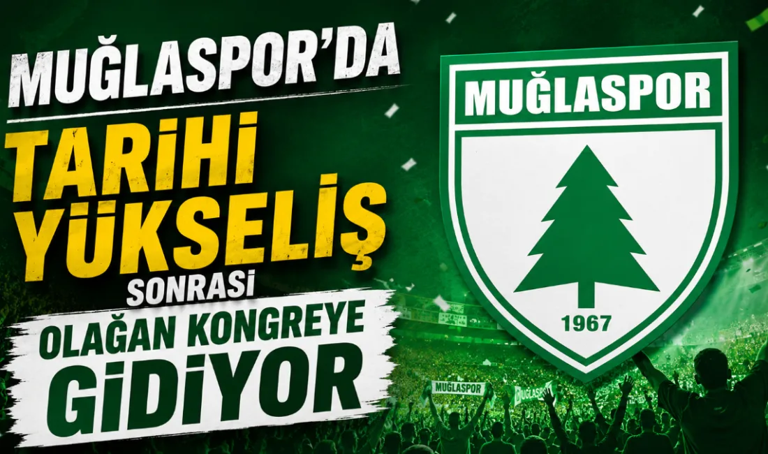 Üç sezonda üst üste şampiyonluk yaşayarak 1. Lig’e yükselen Muğlaspor,