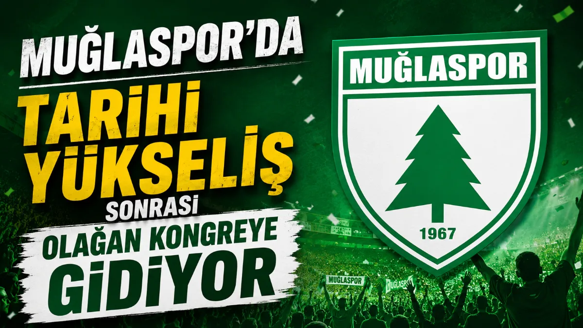 Üç sezonda üst üste şampiyonluk yaşayarak 1. Lig’e yükselen Muğlaspor,