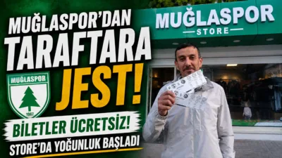 Muğlaspor’un Şanlıurfaspor ile oynayacağı play-off rövanş karşılaşmasının biletleri, Kulüp Başkanı