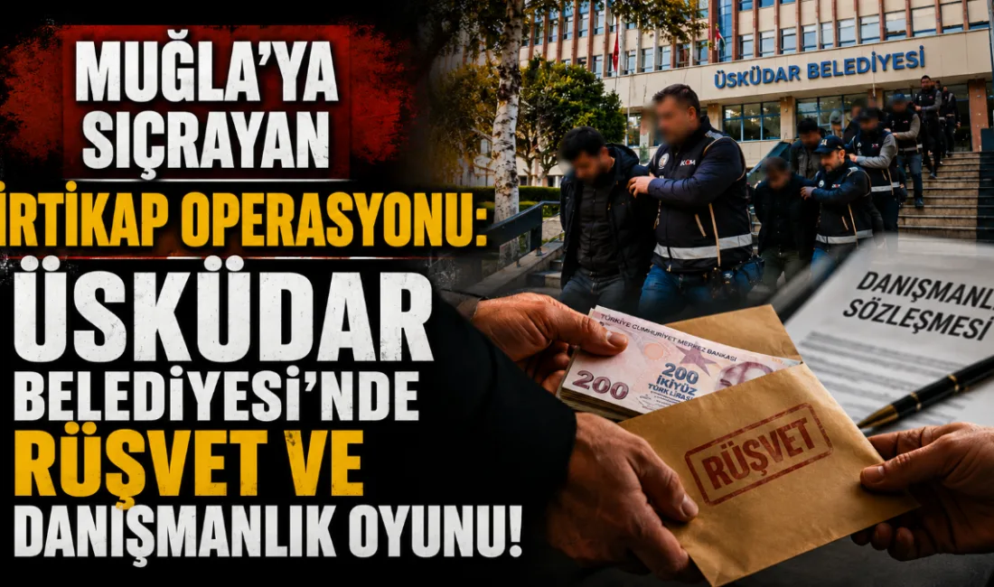 İstanbul merkezli yürütülen rüşvet ve irtikap soruşturması kapsamında Üsküdar Belediyesi'ne
