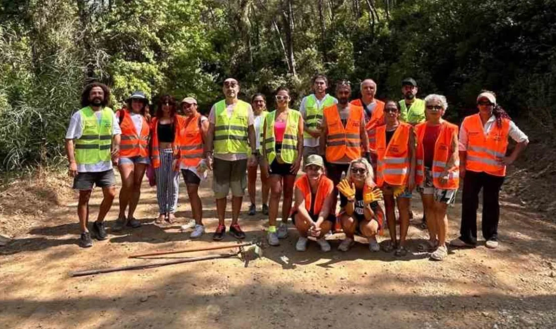 Ekotim Marmaris ekibinin, yaz ayları öncesinde artan orman yangını riskine