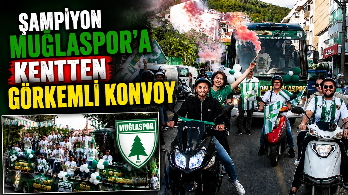 TFF 1. Lig’e yükselerek Muğla’ya büyük gurur yaşatan Muğlaspor, şampiyonluk