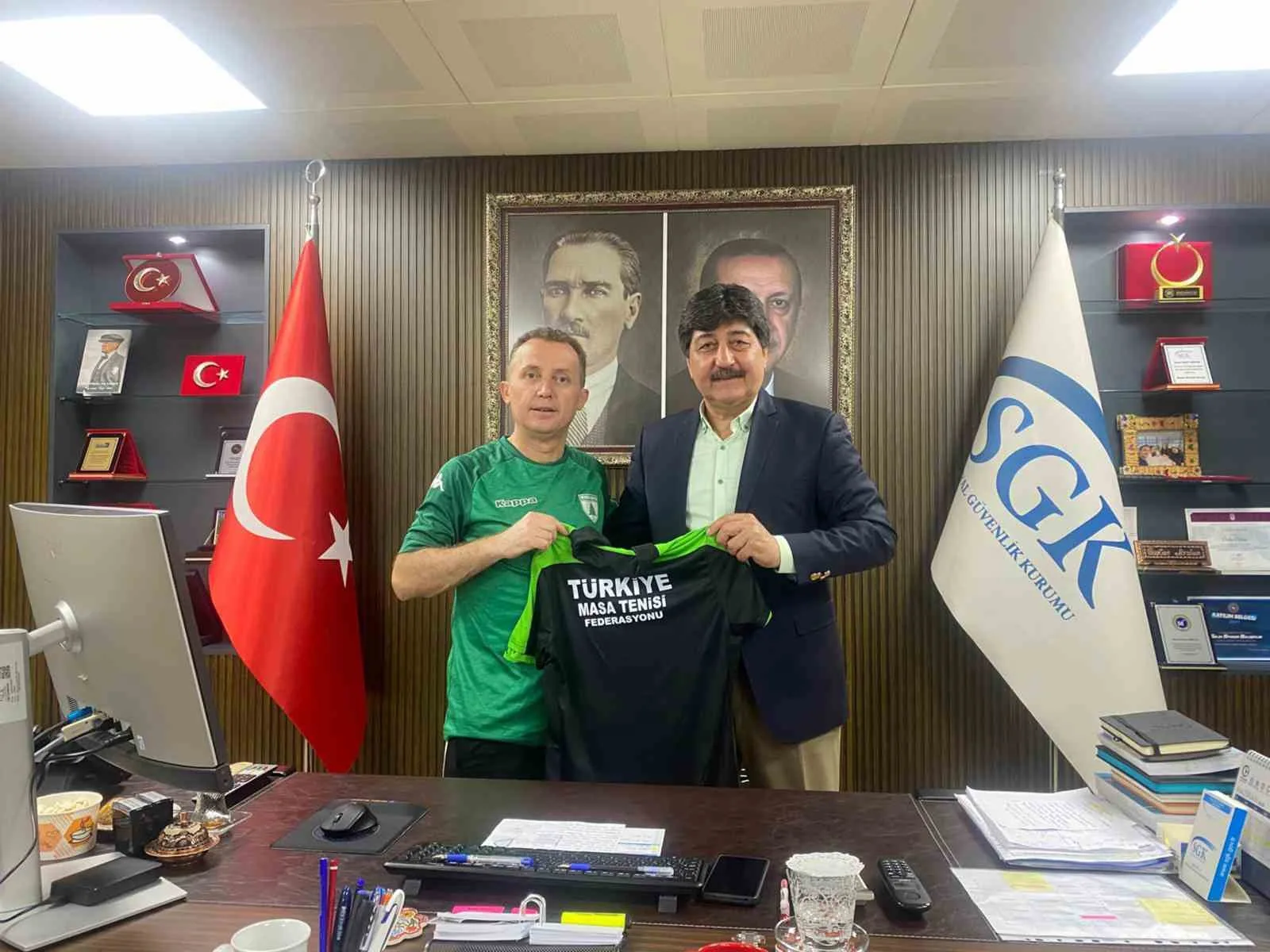 Sosyal Güvenlik Haftası kapsamında düzenlenen ve 80 personelin mücadele ettiği