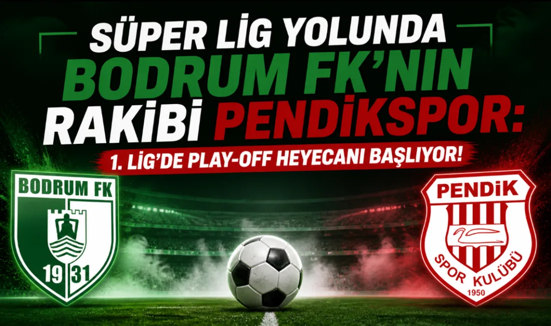 Trendyol 1. Lig’de normal sezonun sona ermesiyle play-off eşleşmeleri netleşirken,