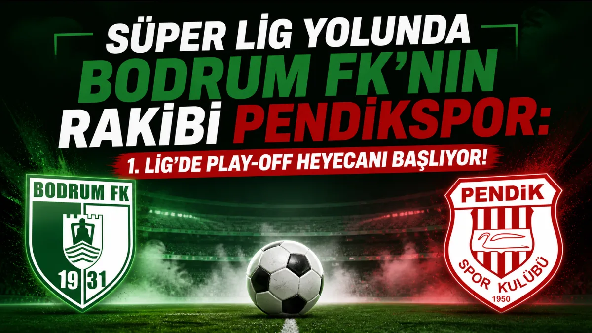 Trendyol 1. Lig’de normal sezonun sona ermesiyle play-off eşleşmeleri netleşirken,