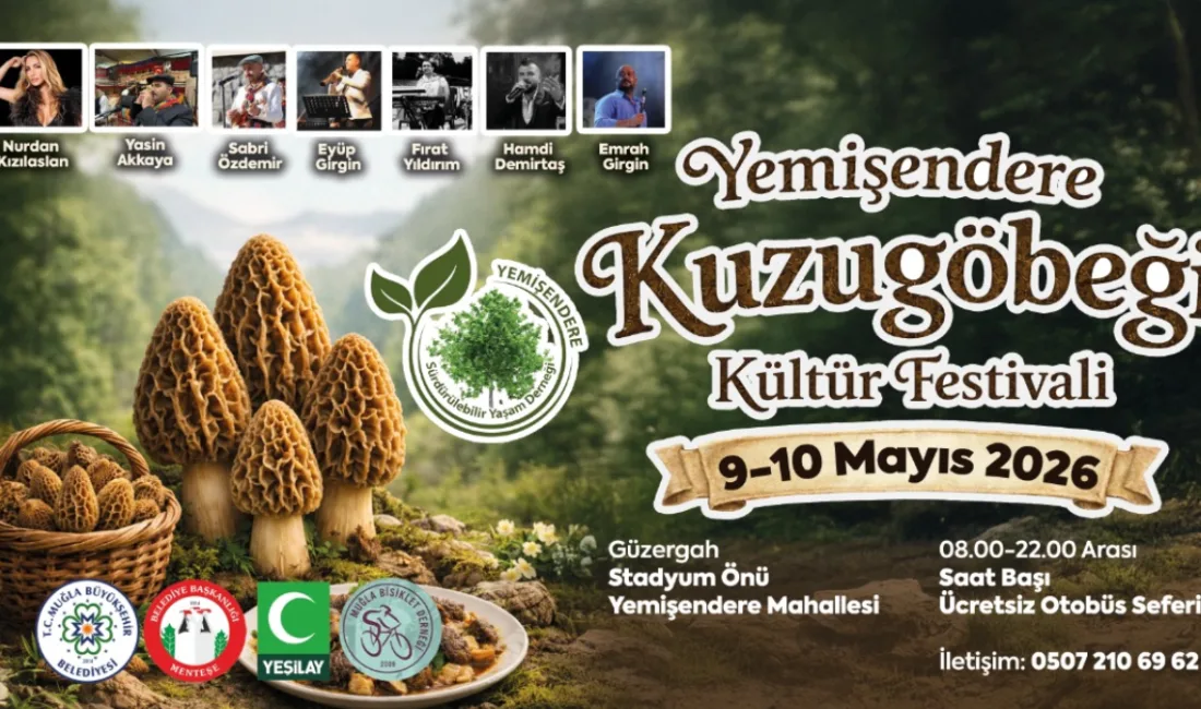 Menteşe’ye bağlı Yemişendere Mahallesi’nde düzenlenecek Kuzugöbeği Kültür Festivali, 9-10 Mayıs