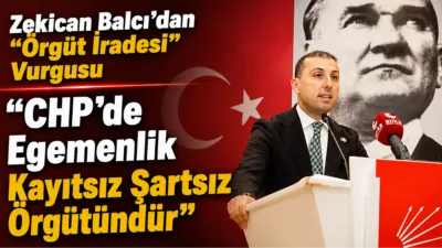 Önceki dönem CHP Muğla İl Başkanı Av. Zekican Balcı, yaptığı