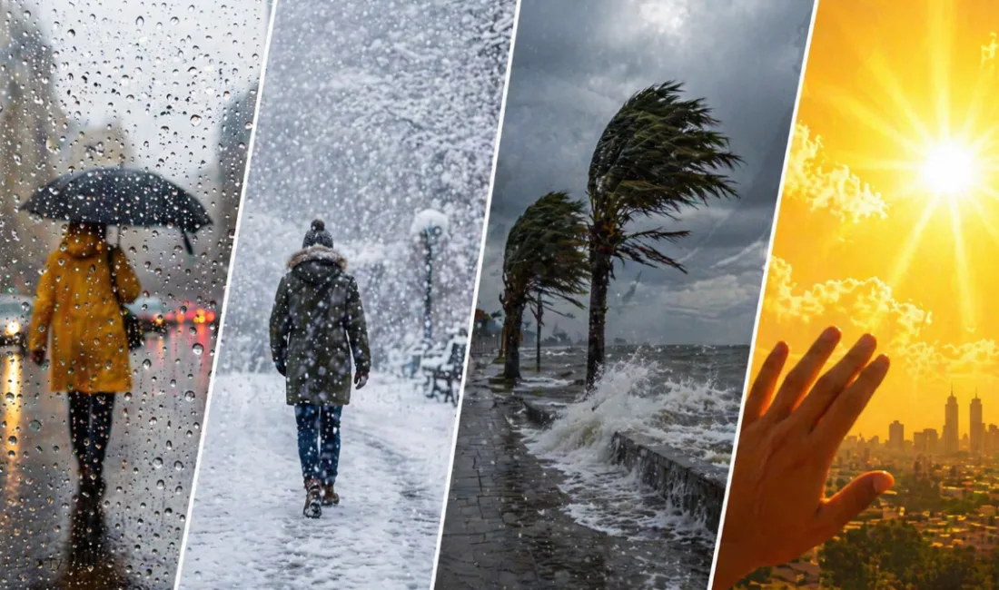Meteoroloji Genel Müdürlüğü’nün son tahminlerine göre hava sıcaklıklarının mevsim normallerinin