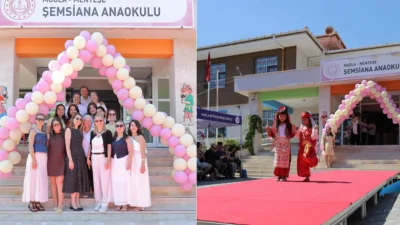 Şemsiana Anaokulu tarafından ilk kez düzenlenen Çocuk Kulübü Şenliği, öğrenciler,