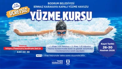 Bodrum Belediyesi tarafından çocukların yaz tatilini sporla iç içe ve