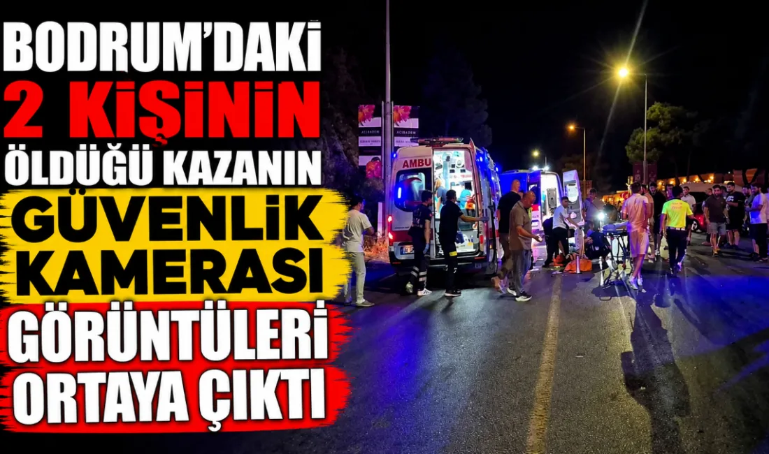 Muğla'nın Bodrum ilçesinde taksi ile motosikletin çarpışması sonucu 2 kişinin