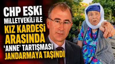 CHP Muğla eski Milletvekili Fahrettin Üstün ile kız kardeşi Sibel