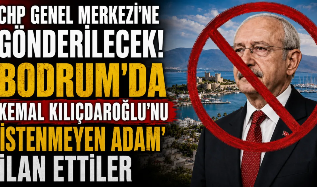 Bodrum Yurttaş İnisiyatifi, CHP'deki kurultay tartışmalarına gönderme yaparak eski Genel
