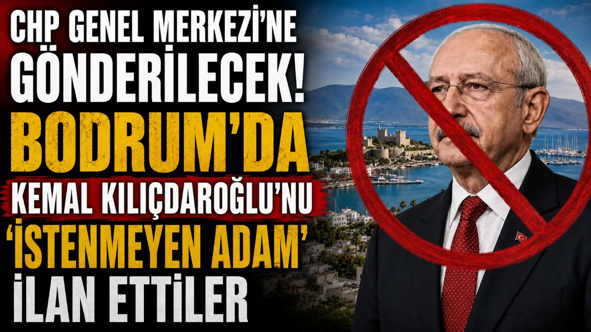 Bodrum Yurttaş İnisiyatifi, CHP'deki kurultay tartışmalarına gönderme yaparak eski Genel