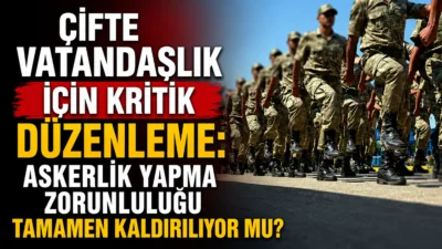 Gurbetçilere askerlikte yeni dönem başlarken, yaşadığı ülkede askerlik yapan çifte