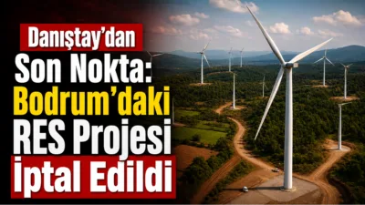 Bodrum’da yedi köyü kapsayan alanda yapılması planlanan Rüzgâr Enerjisi Santrali