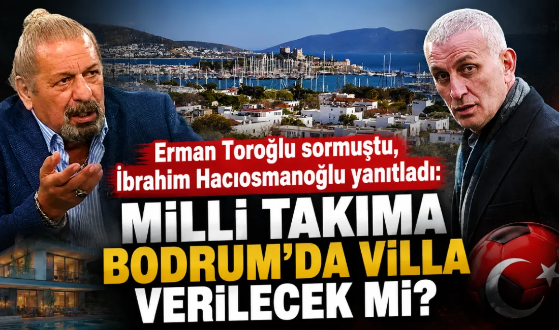 Türkiye Futbol Federasyonu Başkanı İbrahim Hacıosmanoğlu, Erman Toroğlu'nun gündeme getirdiği
