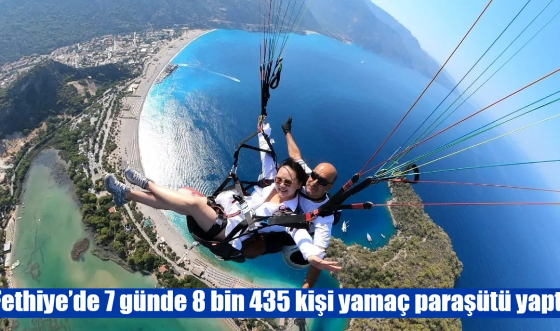 Kurban Bayramı tatilinde adrenalin tutkunlarının akınına uğrayan Fethiye'deki dünyaca ünlü