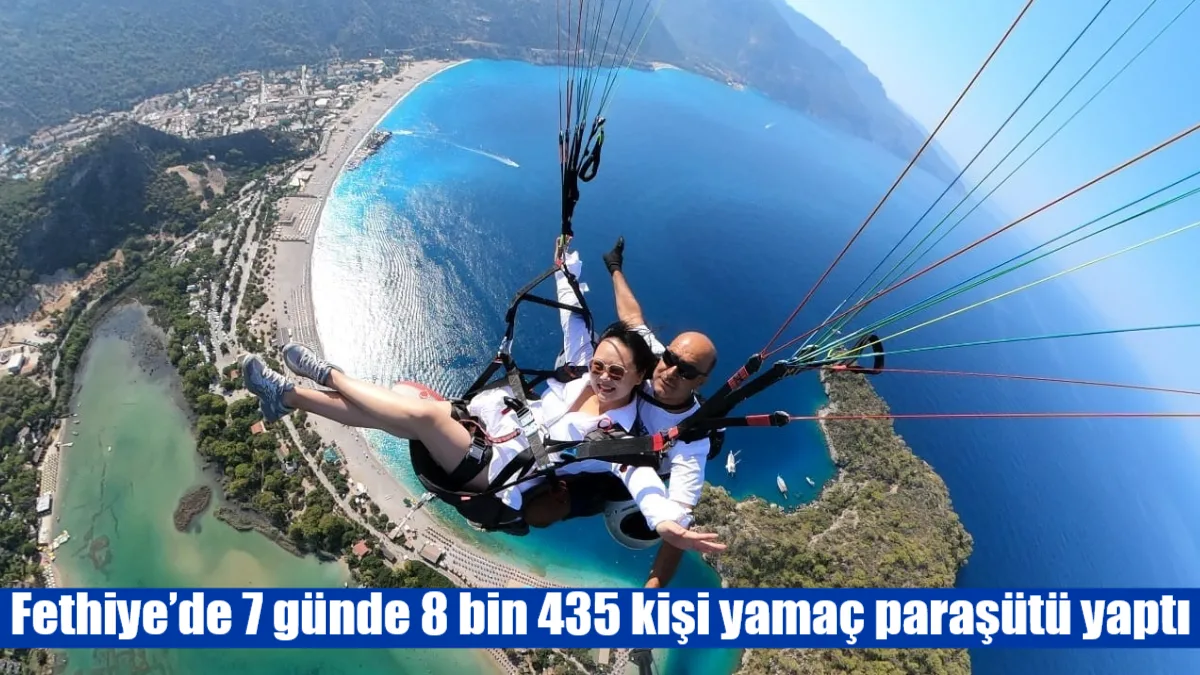 Kurban Bayramı tatilinde adrenalin tutkunlarının akınına uğrayan Fethiye'deki dünyaca ünlü