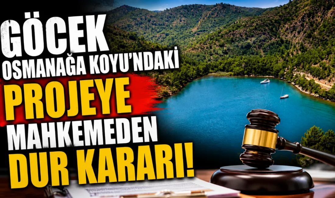Muğla’nın Fethiye ilçesi Göcek Osmanağa Koyu’nda yapılması planlanan kıyı işletmesi