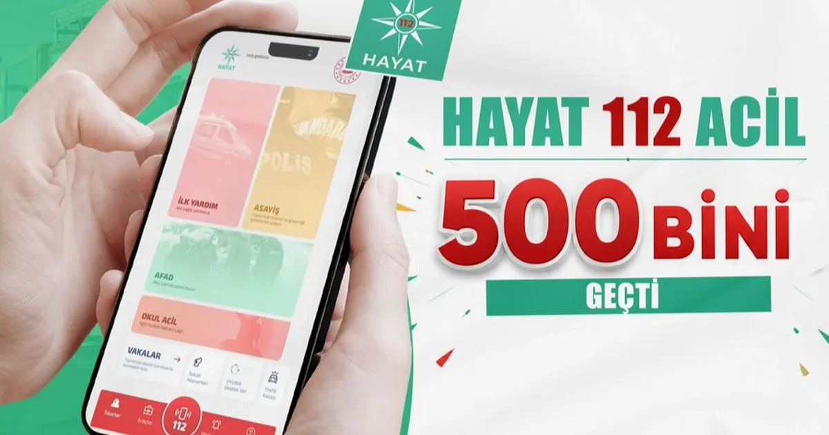 İçişleri Bakanı Mustafa Çiftçi, HAYAT 112 Acil mobil uygulamasını indiren