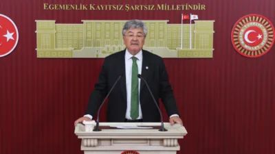 İYİ Parti Muğla Milletvekili Prof. Dr. Metin Ergun, TBMM'de düzenlediği
