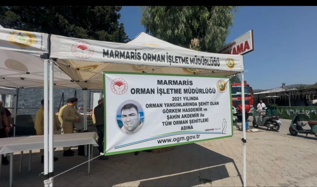 Muğla'nın Marmaris ilçesinde 2021 yılındaki büyük orman yangınlarında şehit düşen