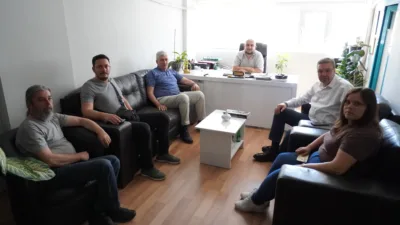Medya İş Sendikası Genel Başkan Yardımcıları Sefa Özdemir ve Oğuz