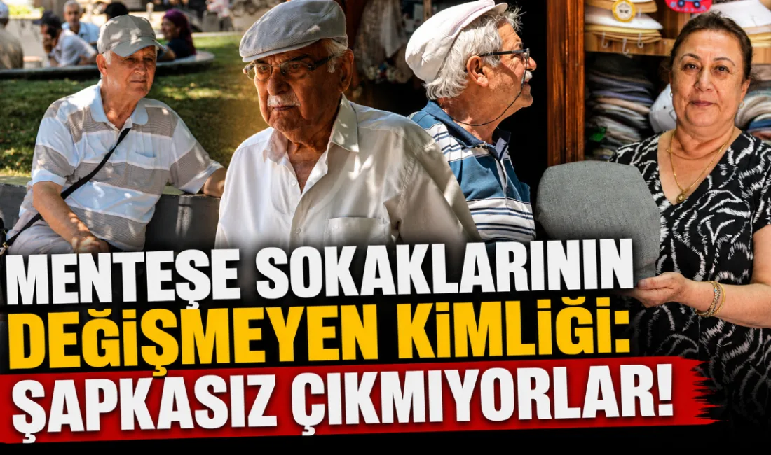 Muğla’nın Menteşe ilçesinde yaz sıcaklıklarının artmasıyla birlikte şapka ve kasket