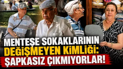Muğla’nın Menteşe ilçesinde yaz sıcaklıklarının artmasıyla birlikte şapka ve kasket