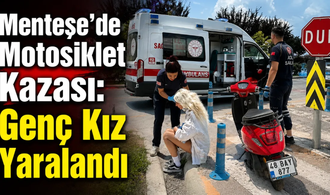 Muğla’nın Menteşe ilçesi Uğur Mumcu Bulvarı’nda meydana gelen trafik kazasında