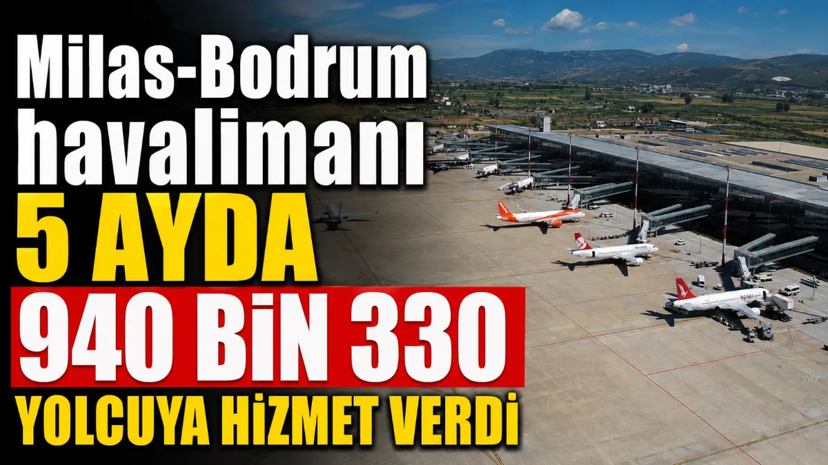 Devlet Hava Meydanları İşletmesi verilerine göre Milas-Bodrum Havalimanı, 2026 yılının