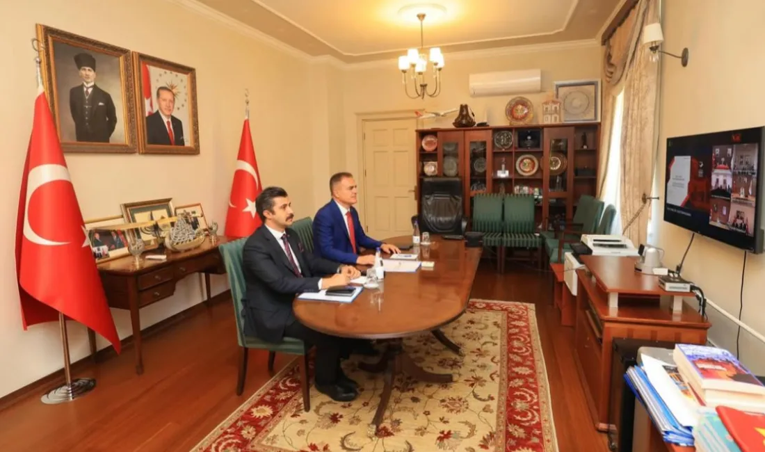 İzmir Valisi Dr. Süleyman Elban koordinasyonunda VKS üzerinden yapılan toplantıya