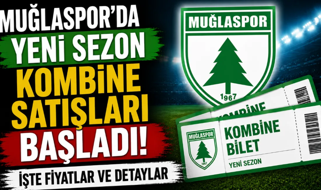 Muğlaspor’da 2026-2027 sezonu heyecanı başladı. Yeşil-beyazlı ekipte yeni sezon kombine