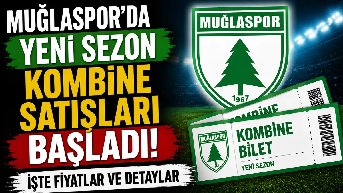 Muğlaspor’da 2026-2027 sezonu heyecanı başladı. Yeşil-beyazlı ekipte yeni sezon kombine