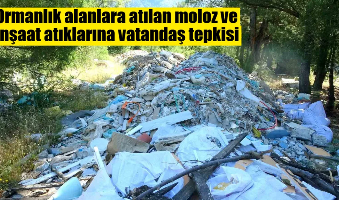 Muğla’nın Menteşe ilçesine bağlı Ortaköy, Düğerek ve Yaraş yolu üzerindeki
