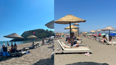 Muğla’nın Ortaca ilçesinde bulunan Sarıgerme Sahili Sarçed Halk Plajı, yaz