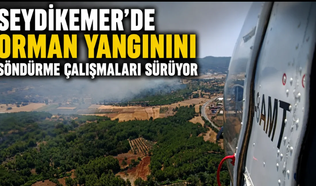 Muğla’nın Seydikemer ilçesine bağlı Gölbent Mahallesi yakınlarındaki zirai alanda başlayarak