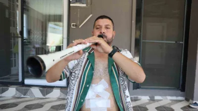 Aydınlı zurna müzisyeni Erman Tosun, geçirdiği safra kesesi ameliyatının ardından