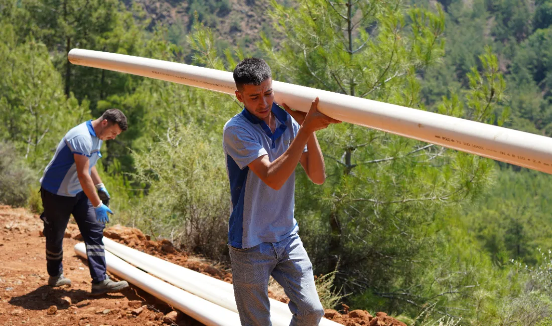 MUSKİ Genel Müdürlüğü, Köyceğiz ilçesine bağlı Toparlar Mahallesi’nde artan içme