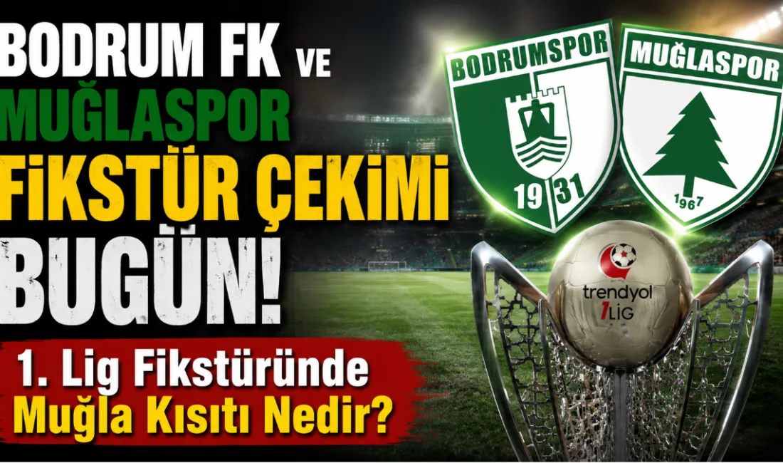Trendyol 1. Lig'de 2026-2027 sezonunun fikstür çekimi bugün Riva'da gerçekleştiriliyor.